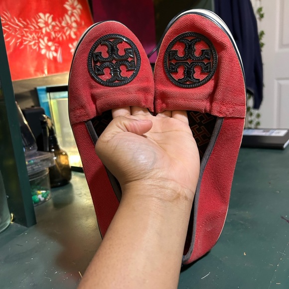 Red Tory Burch Pumps - Picture 3 of 10